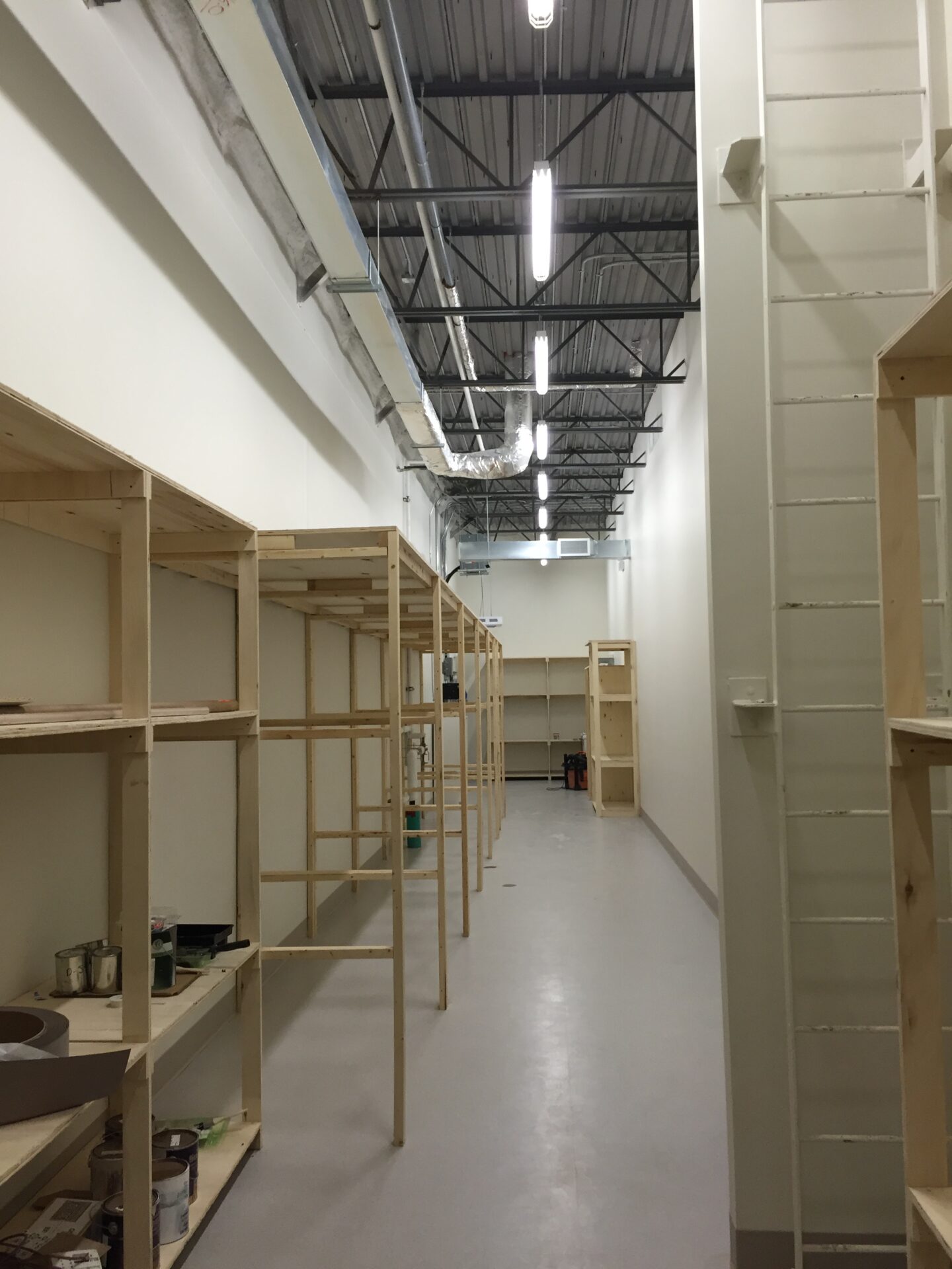 Overall Stockroom from West End